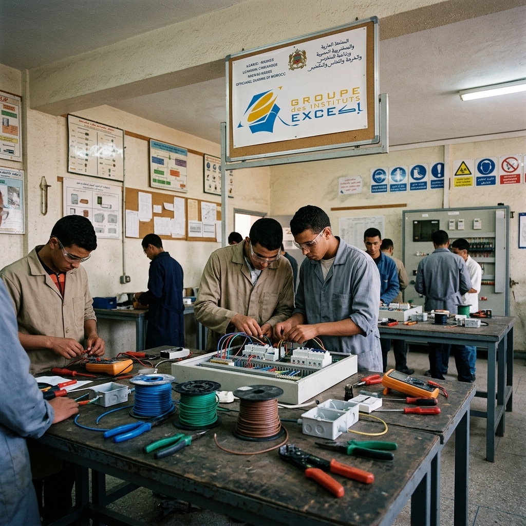 Eléctromécanique et Eléctricité Industrielle — Groupe des Instituts Excel Marrakech