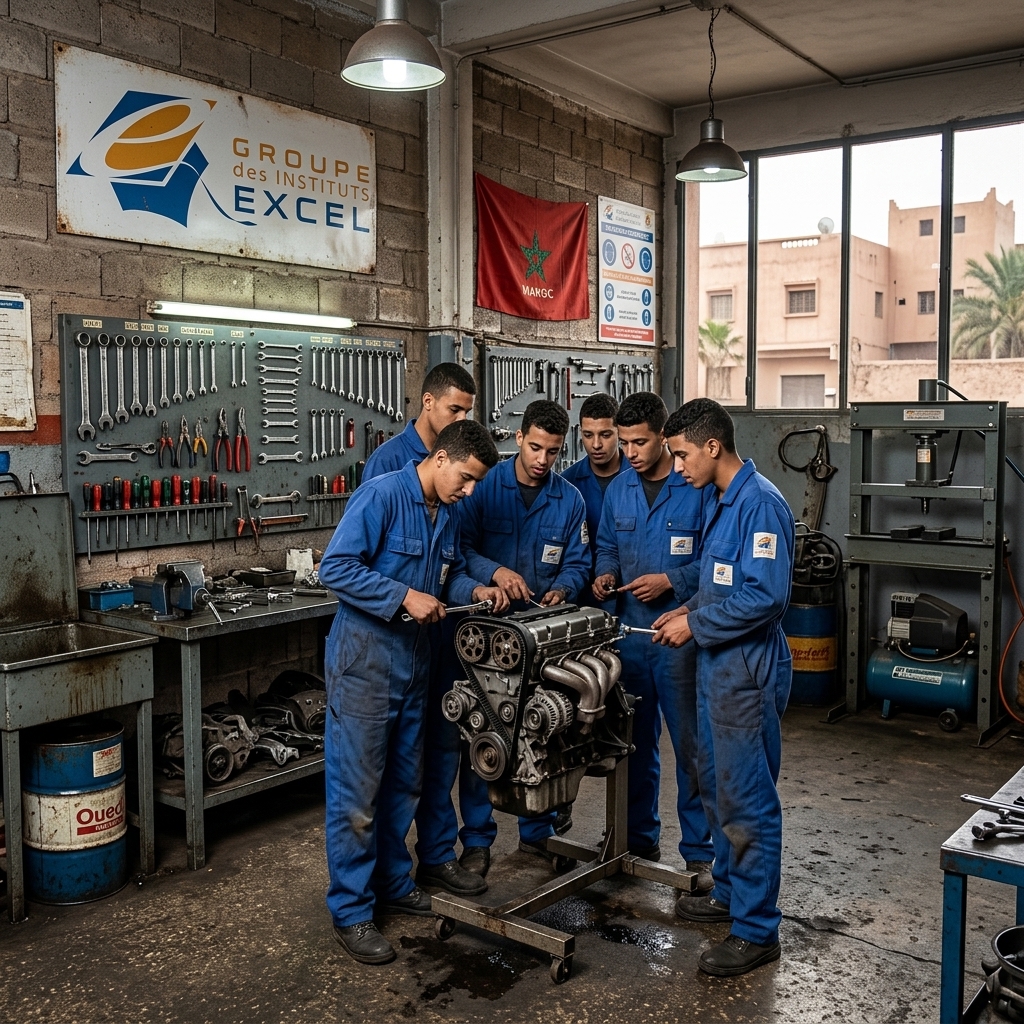 Mécanique Automobile — Groupe des Instituts Excel Marrakech